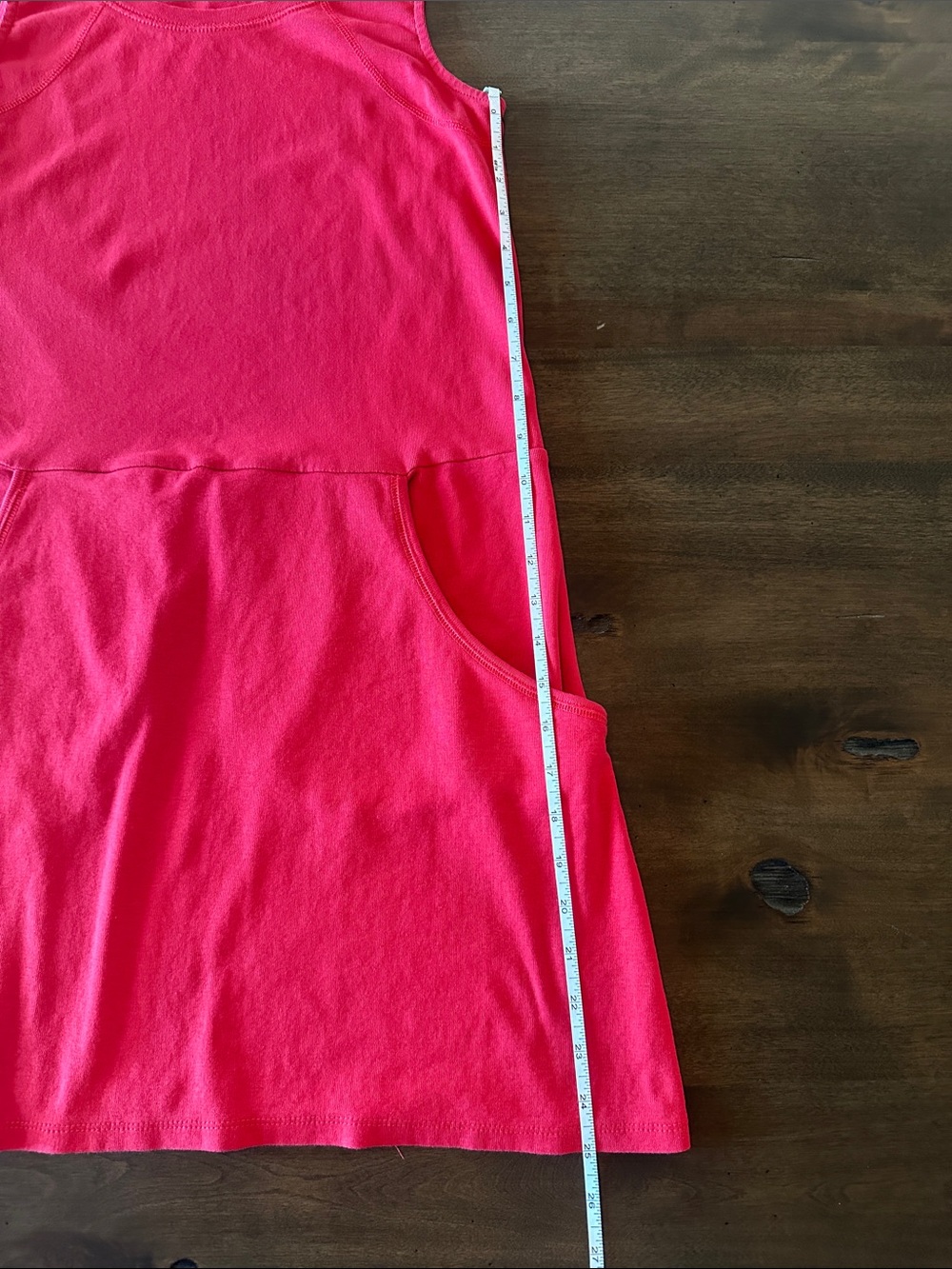 august silk Red Sleeveless Pocket Shift Dress Size S - Picture 10 of 11